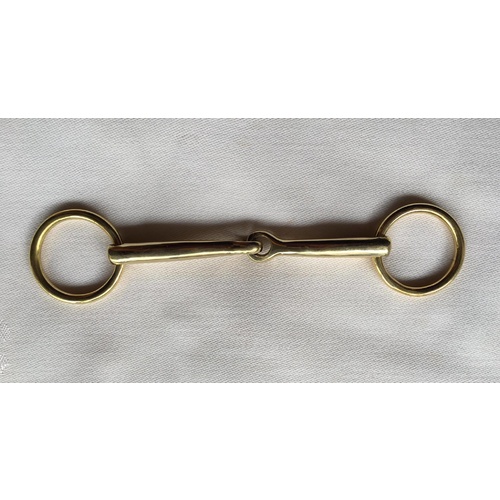Loose Ring Jointed Mouth- Brass or Silver [Colour: Brass] [size: 3 1/2"]